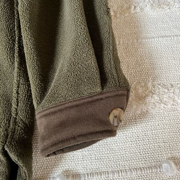 Blank NYC Shacket Women Olive Fleece Plush Jacket size medium - Picture 7 of 8